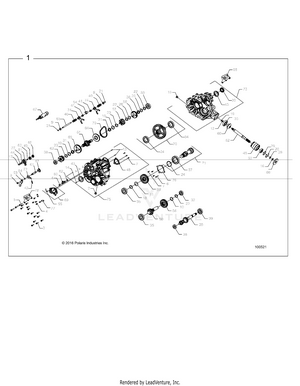 Drive Train, Main Gearcase - A17dae57am (100521) Schematic