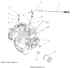 Engine, Dipstick And Oil Filter - R08vh76ad/ag (49atvdipstick08vista) Schematic
