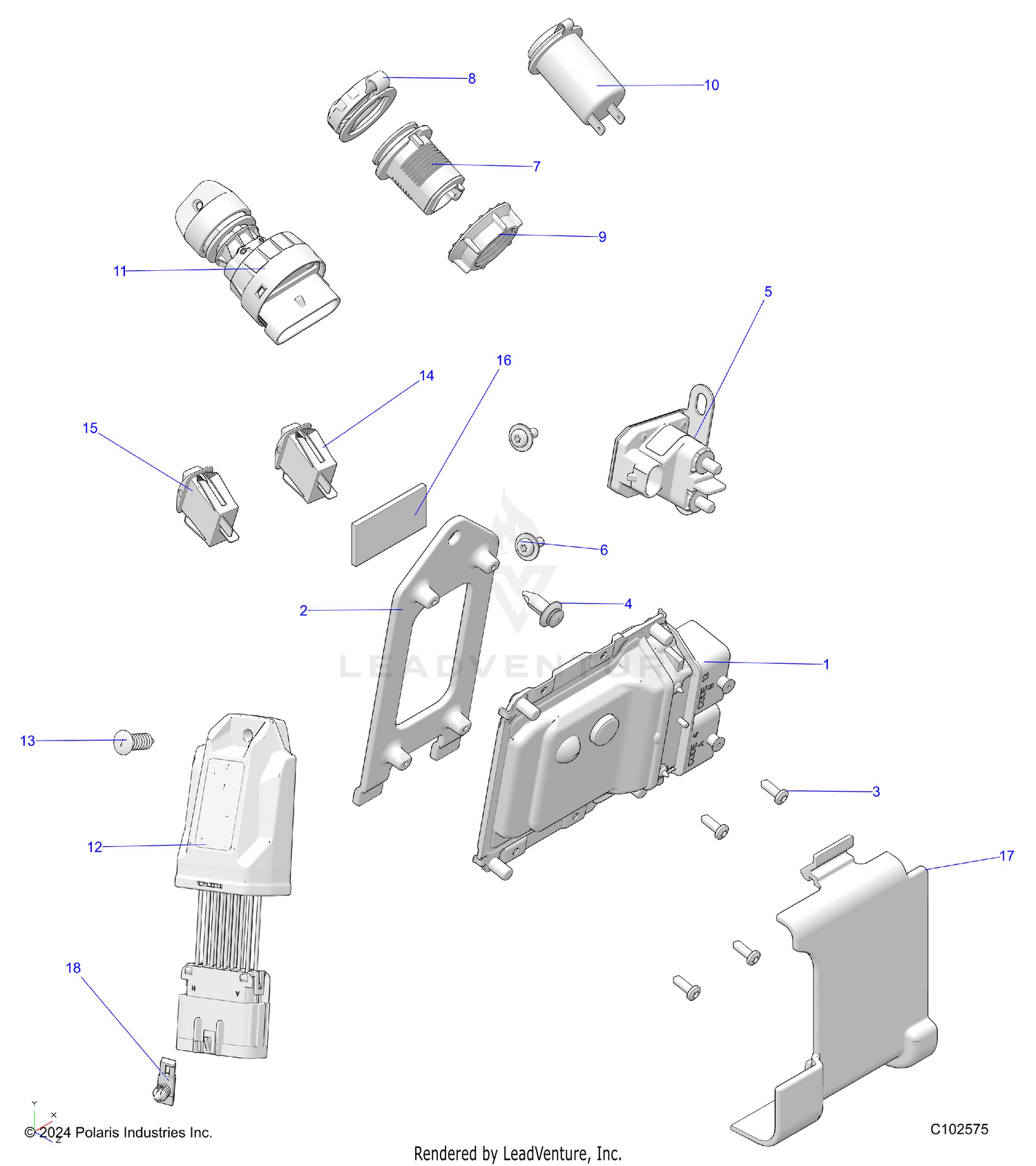 ELECTRICAL, SWITCHES, SENSORS and ECM - A26SHE57CK/EK/FK (C102575)