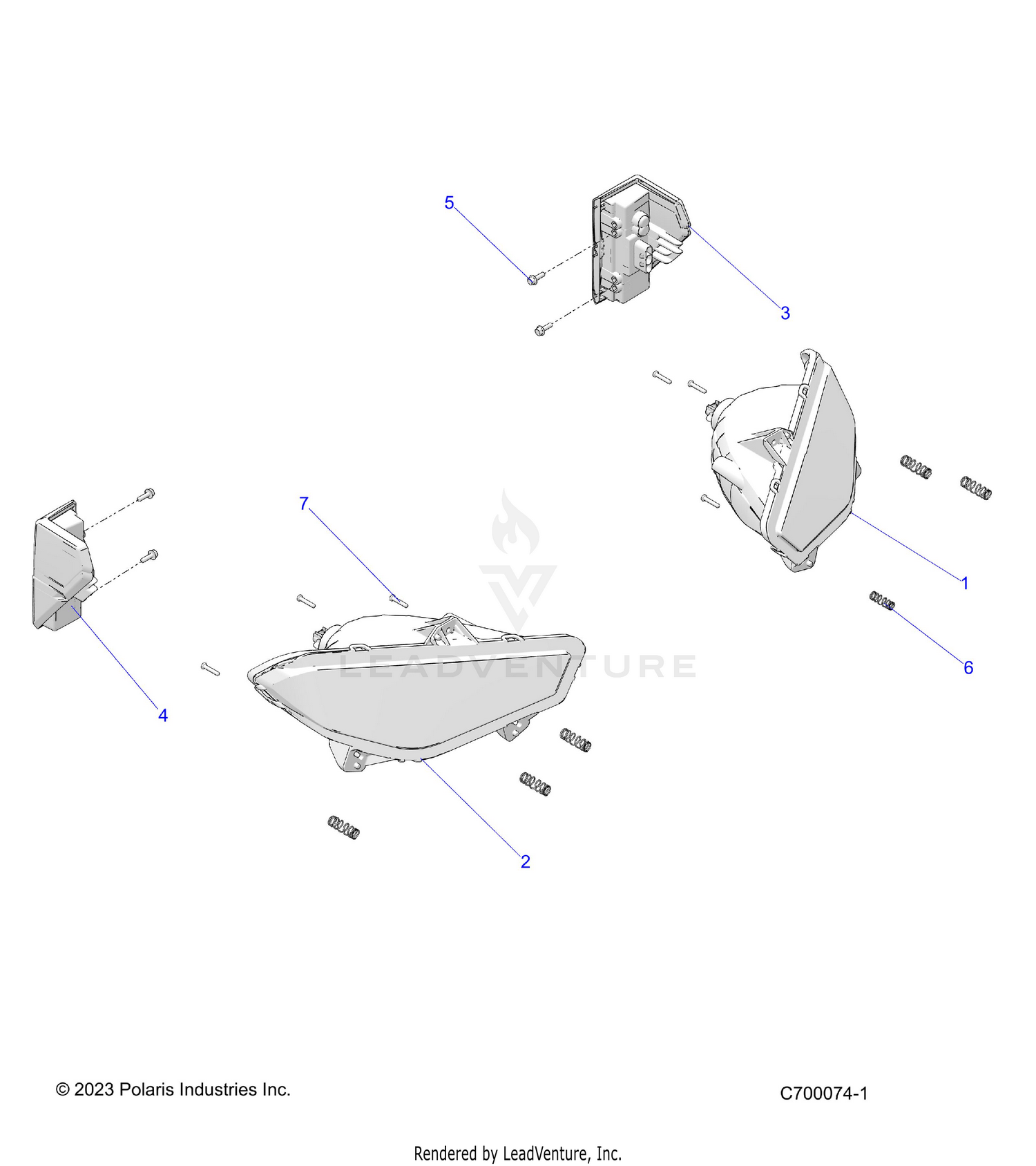 ELECTRICAL, HEADLIGHTS AND TAILLIGHTS - R26RRE99CN/C9/EN/E9 (C700074-1)