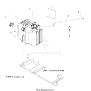 Body, Fuel Tank Asm. - R10wh76ag/ah/ar/av/wy76aw/az (49rgrfuel10800crew) Schematic