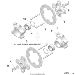 Suspension, Rear Carrier - Z19vge99ak/aw/bk/bw (c700111-4) Schematic
