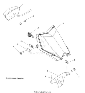 Electrical, Headlights And Taillights And Bulbs - A10gj52aa (49atvheadlight09out450) Schematic