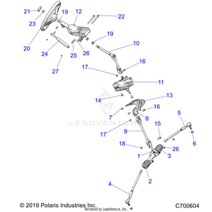 Steering, Steering Asm. - R21t6u99ap/ag/bp/bg (c700604) Schematic