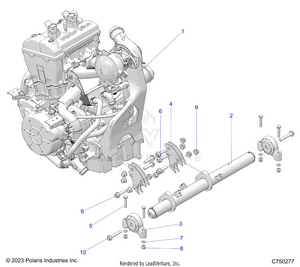 Engine, Mounting & Long Block - Z25x4e92a4/b4 (c750277) Schematic