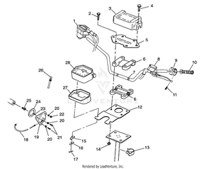 Steering - Handlebar Magnum 2x4 W97aa42a (4940704070b005) Schematic