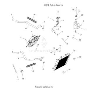 Engine, Cooling System - A14mb46th (49atvcool13hawk) Schematic