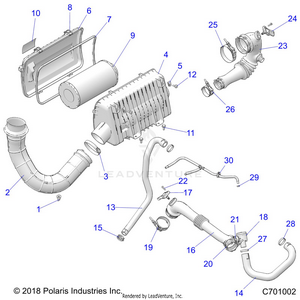 Engine, Air Intake System - Z20pal92ag/ap/bg/bp/lg/g92ag/ap/lg (c701002) Schematic