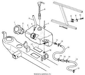 Oil Tank Sport 400l W97ba38c And Trail Blazer W97ba25c (4940124012a014) Schematic