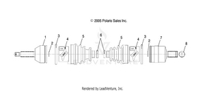 Drive Shaft, Rear, Lh, Rh - R06rd50ab/ac (4999203249920324b08) Schematic
