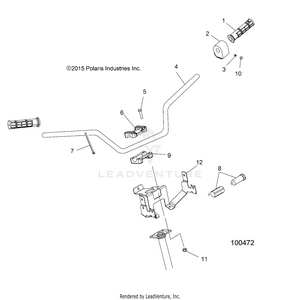Steering, Handlebar And Controls - A19sea50b1/b7/see50b7/b3/seg50b4 (100472) Schematic