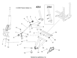 Suspension, Front - A07lb27aa/ac/lh27aa/ab/ac/ad/al (49atvaarm07hawk) Schematic