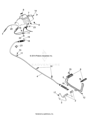 Drive Train, Throttle Pedal - R141d9jda/2d9jda (49brutuspedalthrottle13) Schematic