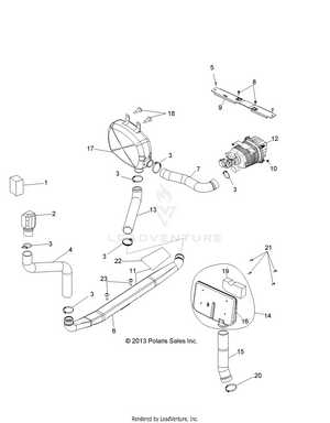 Engine, Air Intake - R16raa76aa/aj (49rgrairintake146x6) Schematic