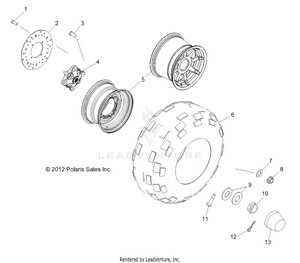 Wheels, Rear - R14rh76aa/76ac/7eaz (49rgrwheelrr13500crew) Schematic
