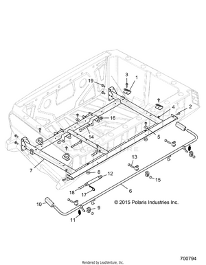 Body, Box, Mounting - R16rge99a7/ae/av (700794) Schematic