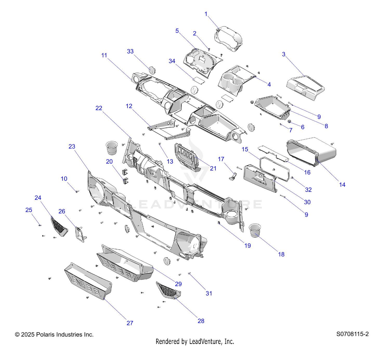 BODY, DASH - R26RSF99AL (S0708115-2)