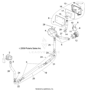 Engine, Clutch Air Intake - R10wh76ag/ah/ar/av/wy76aw/az (49rgrairintake10800crew) Schematic