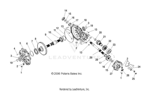 Drive Train, Mid Gearcase - R09rf68af/ar/az (4999202259920225d07) Schematic