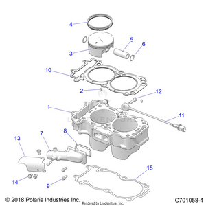 Engine, Cylinder And Piston - Z20pal92ag/ap/bg/bp/lg/g92ag/ap/lg (c701058-4) Schematic