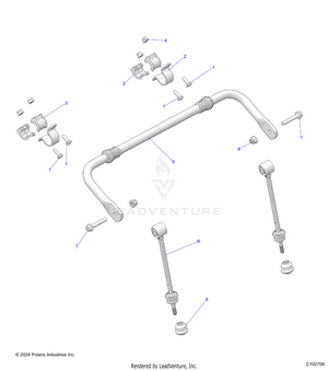 Suspension, Stabilizer Bar - A25sxe85a9/am/ap (c102706) Schematic
