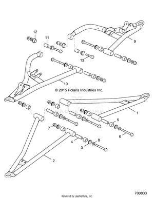 Suspension, Front Control Arms - R16rge99a7/ae/av (700833) Schematic