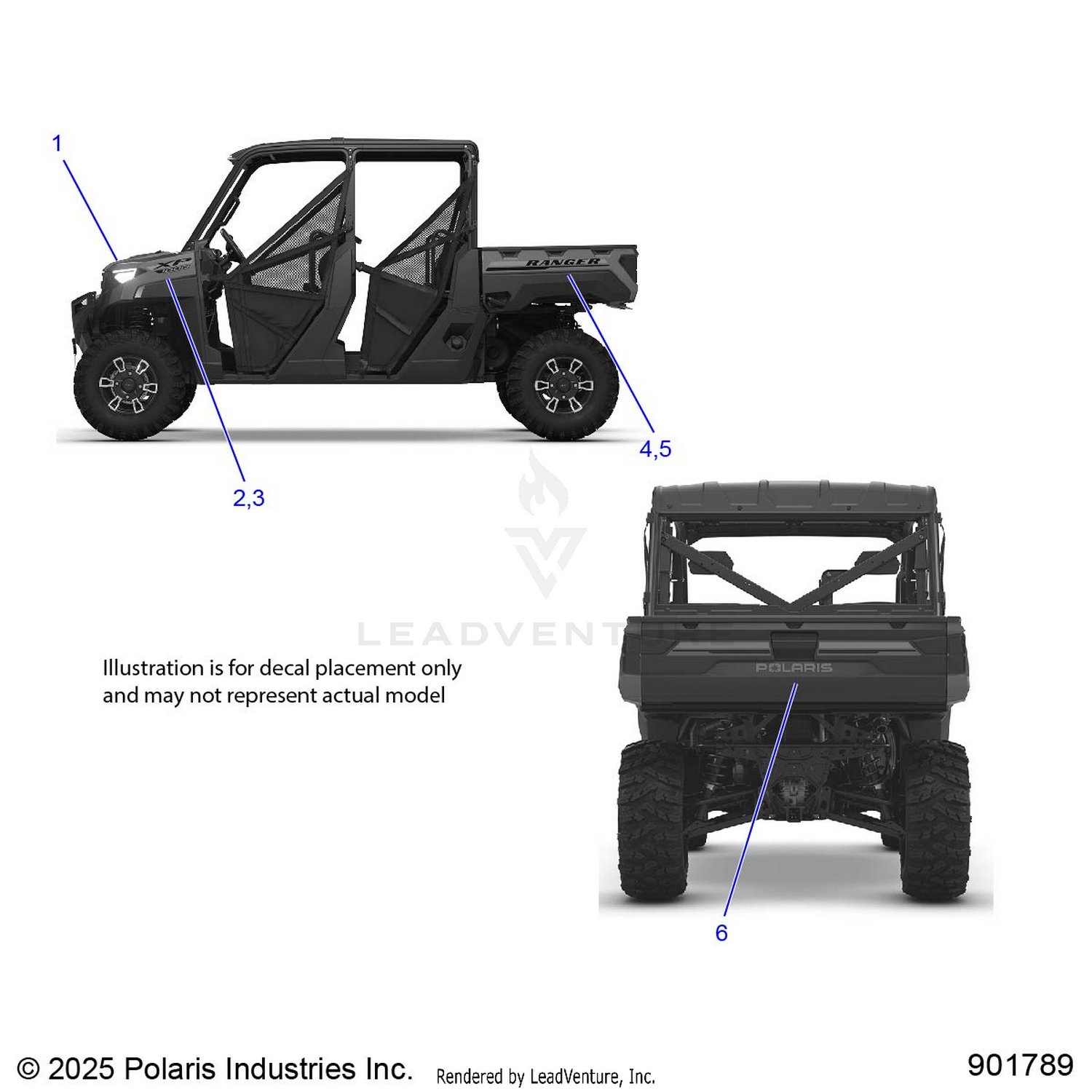 BODY, DECALS, GRAPHICS - R26RSE99NH  (901789)
