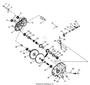 Gearcase Scrambler W967840 (4935823582c009) Schematic