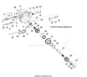 Drive Train, Main Gearcase Internals 2 - Z14vh76ac/ad/eai/eak/eaj/eal/eaw (49rgrtransintl211rzrs) Schematic