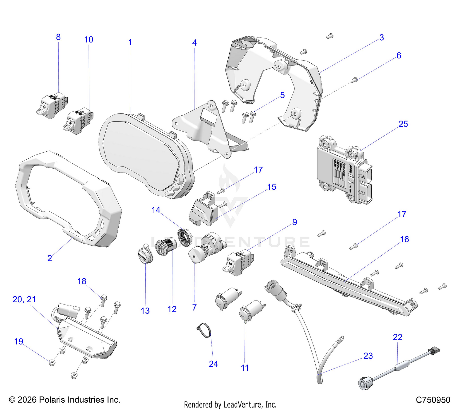 ELECTRICAL, DASH INSTRUMENTS, CONTROLS, & LIGHTING - Z26R4K2KAC/BC/AR/BR/AJ/BJ/AV/BV (C750950)
