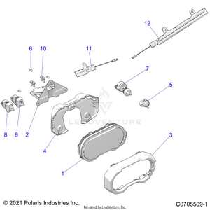 Electrical, Dash Instruments And Controls - Z21rau92an/bn (c0705509-1) Schematic