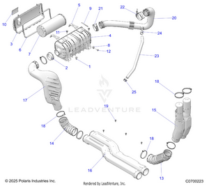 Engine, Air Intake System Schematic