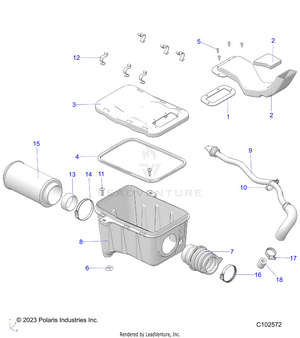 Engine, Air Intake System - A25shy57al/an (c102572) Schematic