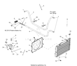 Engine, Cooling System - R12th76/th7e/tx7e All Options (49rgrcool118004x4) Schematic