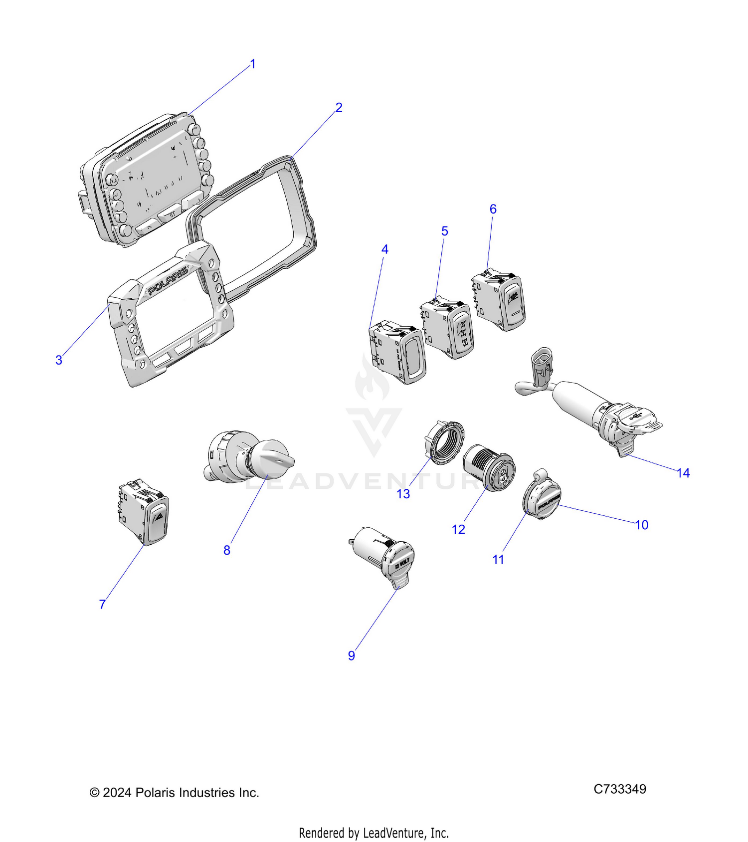 ELECTRICAL, DASH INSTRUMENTS - R26RRED4DB (C733349)