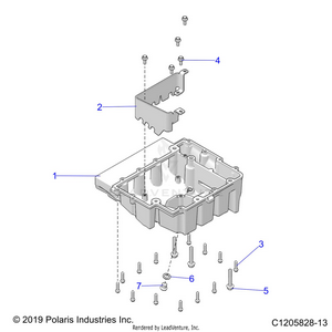 Engine, Oil Pan - Z21rau92an/bn (c1205828-13) Schematic