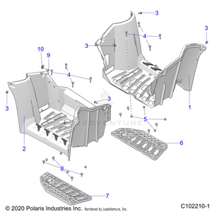 Body, Footwells - A21sxn85a4 (c102210-1) Schematic