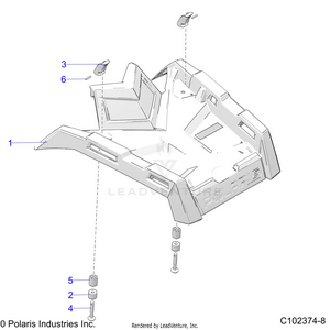 Body, Front Rack - A22sva85a3 (c102374-8) Schematic