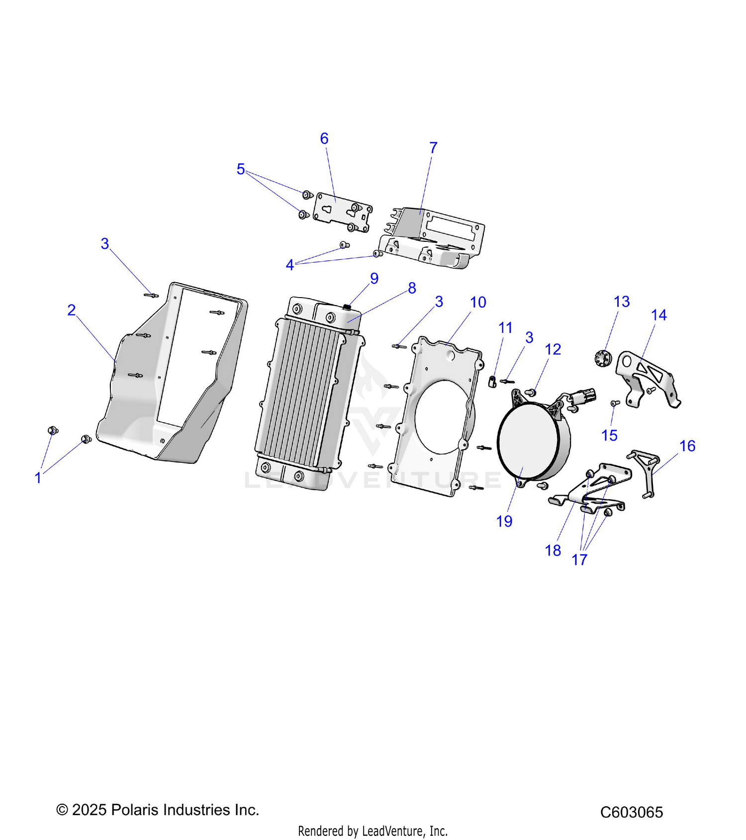 ENGINE, COOLING, RADIATOR - S26TFN6RSP/RSL (C603065)