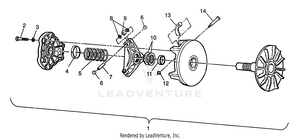 Drive Clutch Magnum 6x6 - W968744 And Magnum 6x6 Swedish - S968744 (4936073607c009) Schematic