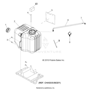 Body, Fuel Tank Asm. - R11rh50ag/ah/ar (49rgrfuel11500efi) Schematic