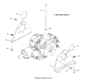 Gearcase Mounting, Rear - R06rd50ab/ac (4999203249920324d08) Schematic