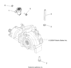 Drive Train, Gearcase Mounting, Front - A12tn55aa/az (49atvgearcasemtg11sptrg550) Schematic