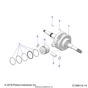 Engine, Crankshaft And Piston - A21hbb07a3/a7/b3/b7 (c1206112-14) Schematic