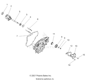 Engine, Oil Pump And Water Pump - R08vh76ad/ag (49atvoilpump08vista) Schematic
