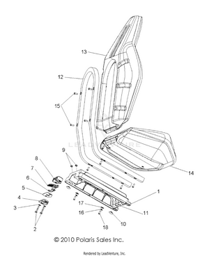 Body, Seat Asm. - R12vh57ad (49rgrseat11rzr) Schematic
