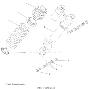 Suspension, Rear Shock Mounting - A10gj52aa (49atvshockmtg08out525s) Schematic