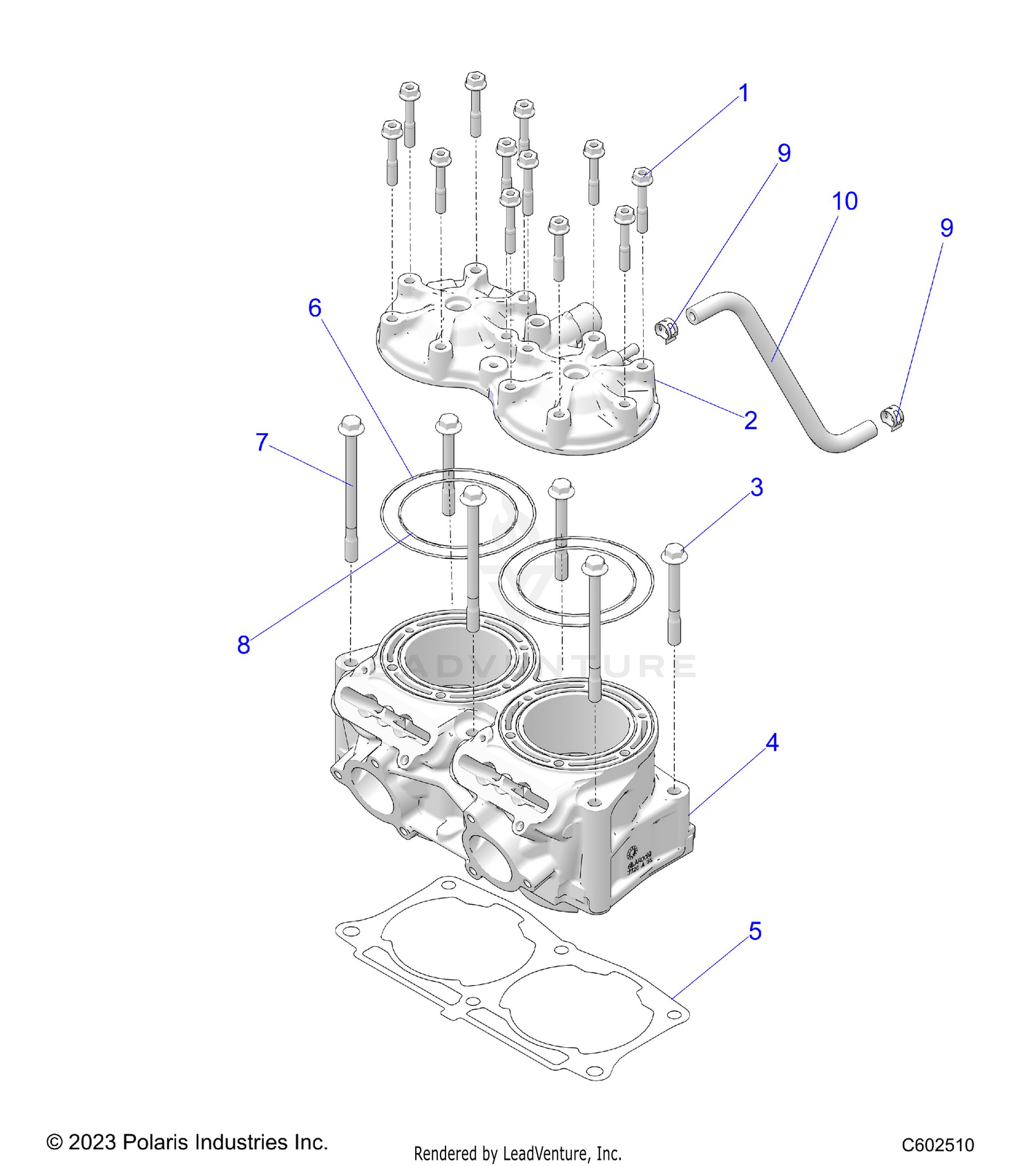 ENGINE, CYLINDER, CYL. HEAD - S26TFN6RSP/RSL (C60251D0)