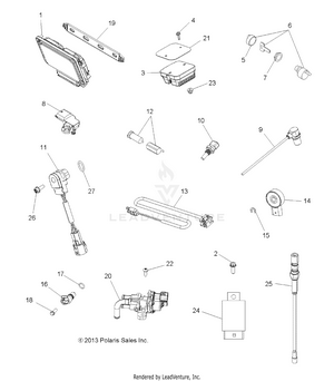 Electrical, Switches, Sensors, Ecu And Control Modules - A14zn8efp (49atvswitches14sp850f) Schematic