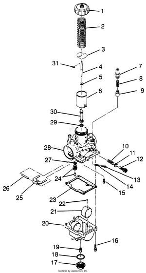 Carburetor (sport) Sport 400l W97ba38c (4940124012d004) Schematic